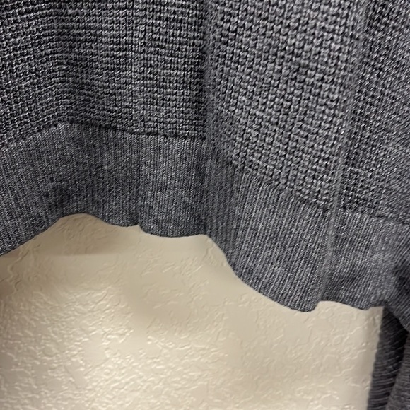 Lululemon Charcoal Gray Poncho Sweater OS Cashmere Blend - Picture 3 of 7